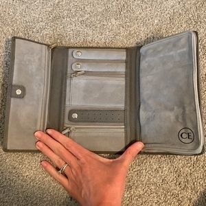Vegan Leather Travel Jewelry Case